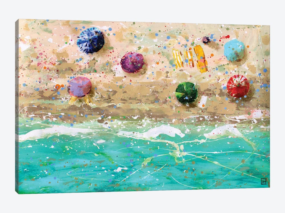 Beach Day by Studio Paint-Ing 1-piece Canvas Artwork