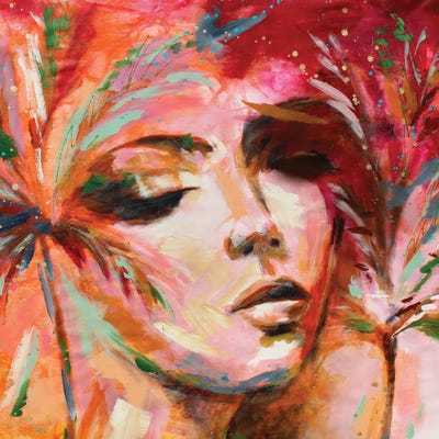 Palm Paradise II by Studio Paint-Ing canvas print