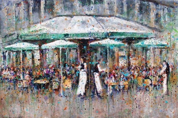 Cafes: Les Deux Margots by Studio Paint-Ing