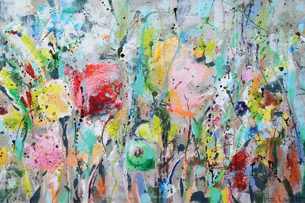 Intuitive Abstracts: Flowerfield I by Studio Paint-Ing