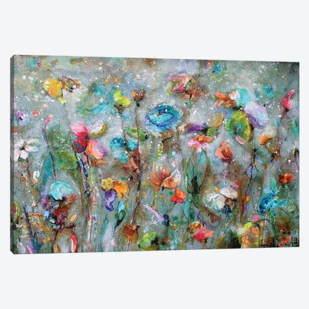 Flowers By Dawn Canvas Print #INH12} by Studio Paint-Ing Canvas Art