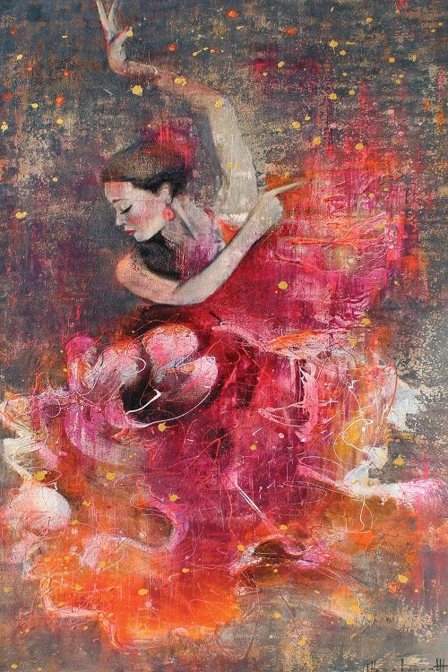 Spanish Danser by Studio Paint-Ing wall art