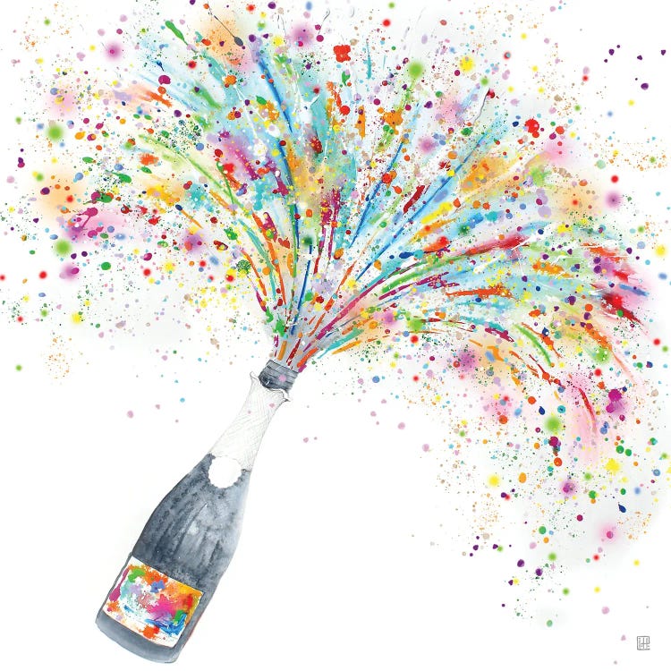 Champagne Party by Studio Paint-Ing wall art