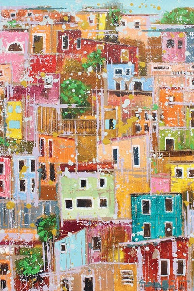 Artcityhouses Home by Studio Paint-Ing canvas print