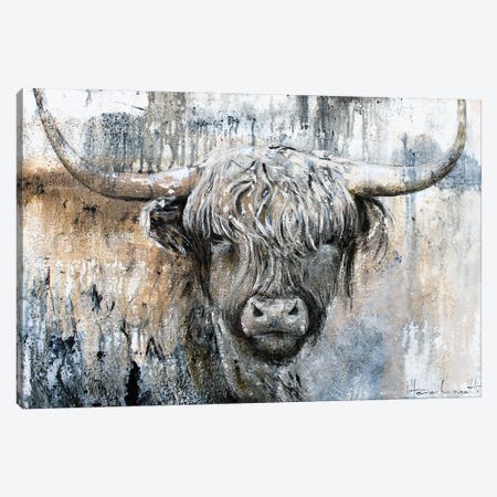 Highland Cow II Canvas Print #INH14} by Studio Paint-Ing Art Print