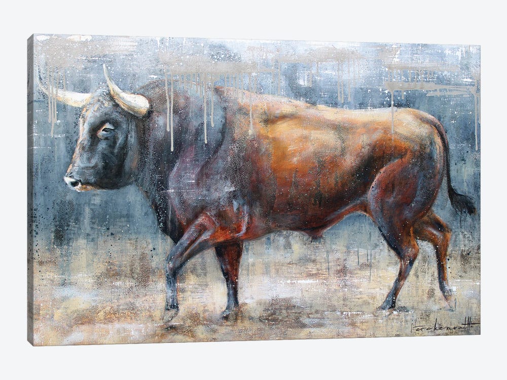 Pure Bull by Studio Paint-Ing 1-piece Canvas Print