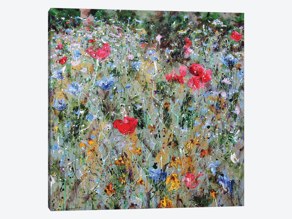 Wild Flower Field III by Studio Paint-Ing 1-piece Canvas Art