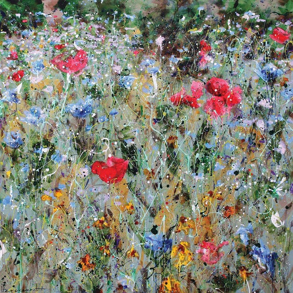 Wildflowers: Wild Flower Field III by Studio Paint-Ing