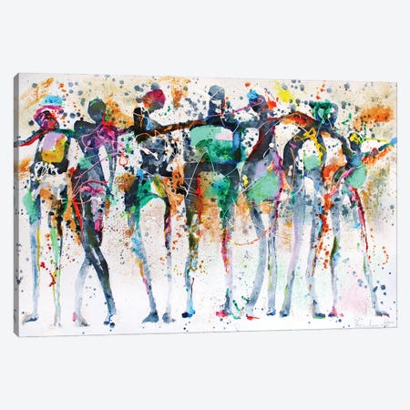 People Connecting Canvas Print #INH22} by Studio Paint-Ing Art Print