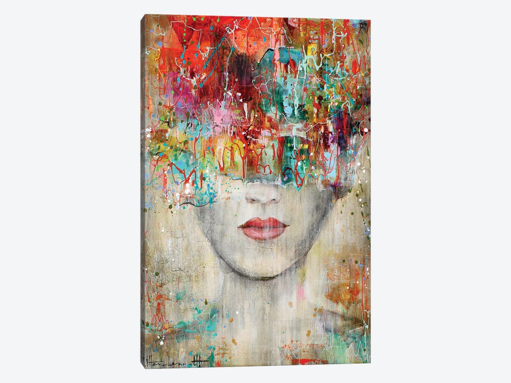 Colorful Vibes by Studio Paint-Ing 1-piece Canvas Art