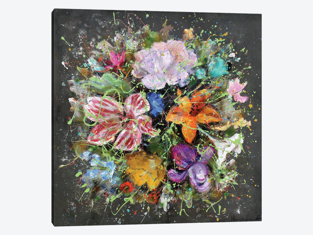 Floral Flow by Studio Paint-Ing 1-piece Canvas Art Print