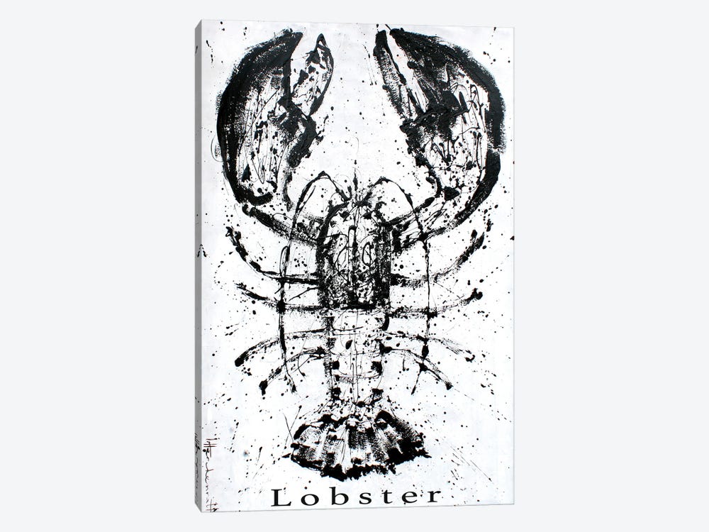 Black Lobster by Studio Paint-Ing 1-piece Canvas Art