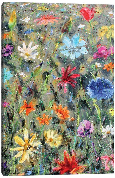 Wild Flowers 55 Canvas Art Print - Studio Paint-Ing