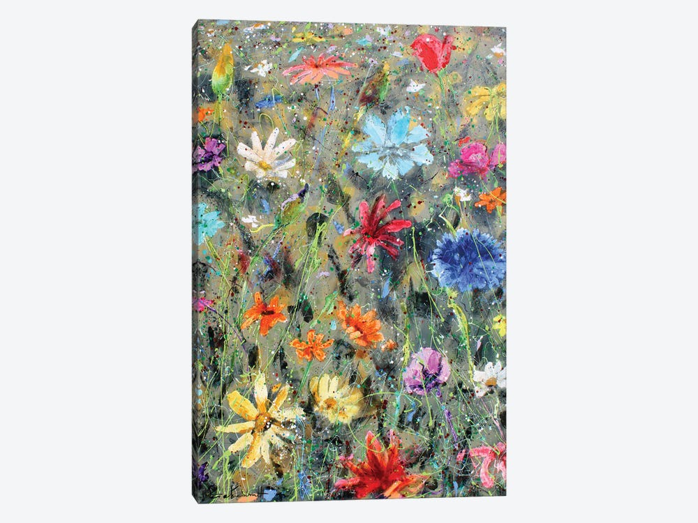 Wild Flowers 55 by Studio Paint-Ing 1-piece Canvas Wall Art