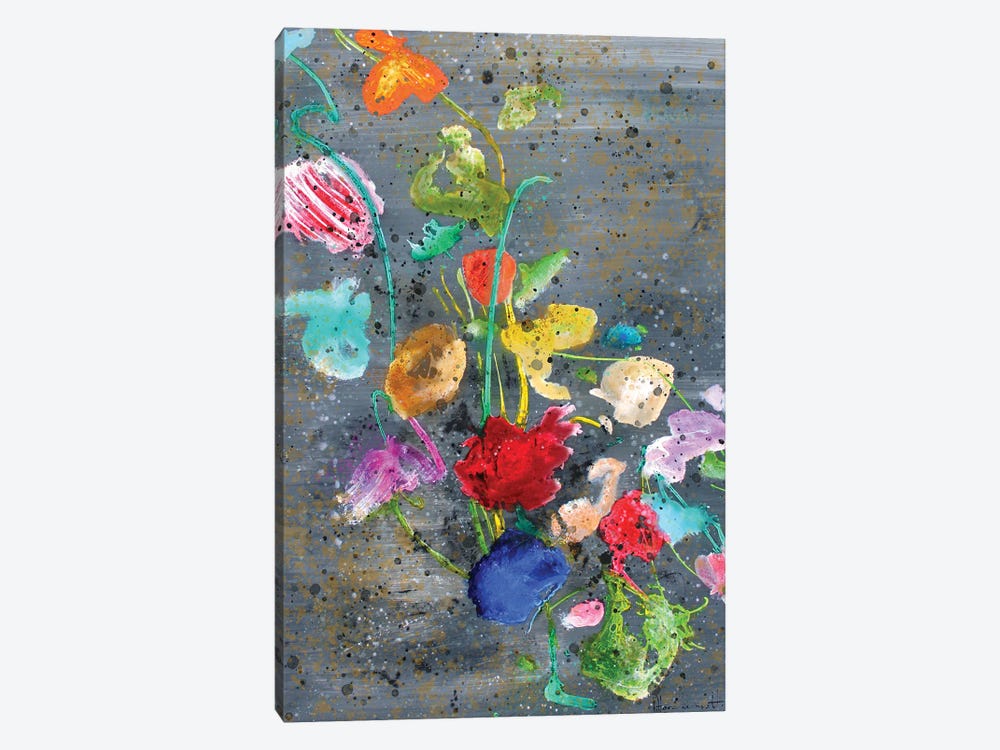 Flower Party by Studio Paint-Ing 1-piece Canvas Wall Art