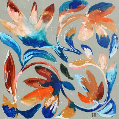 Flowers H by Studio Paint-Ing framed wall art