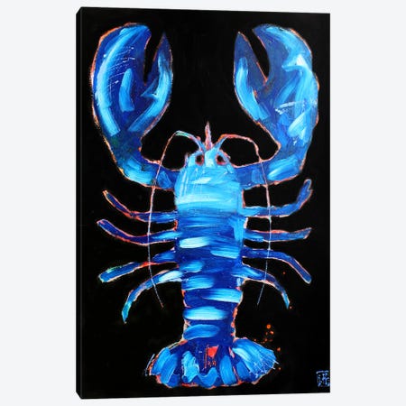 Blue Lobster Canvas Print #INH78} by Studio Paint-Ing Canvas Art