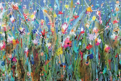 Sea Of Flowers by Studio Paint-Ing framed wall art