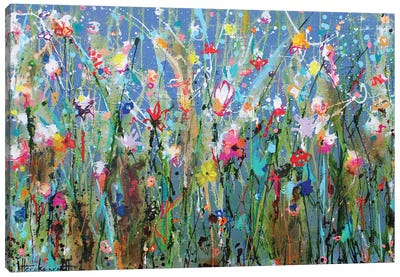 Sea Of Flowers Canvas Art Print - Studio Paint-Ing