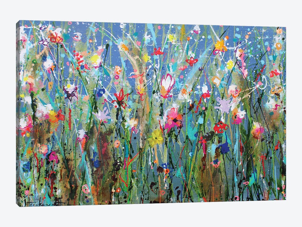 Sea Of Flowers by Studio Paint-Ing 1-piece Canvas Print