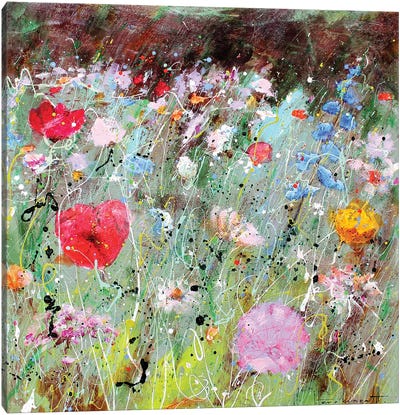 Flower Field IV Canvas Art Print - Intuitive Abstracts