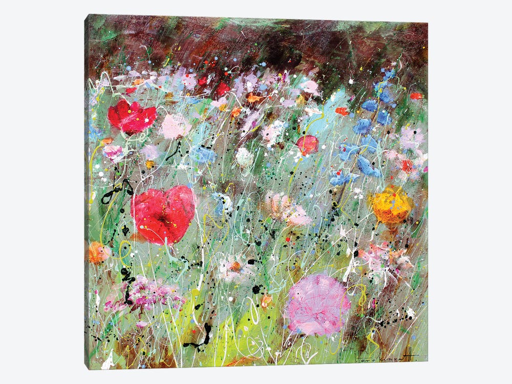 Flower Field IV by Studio Paint-Ing 1-piece Canvas Print