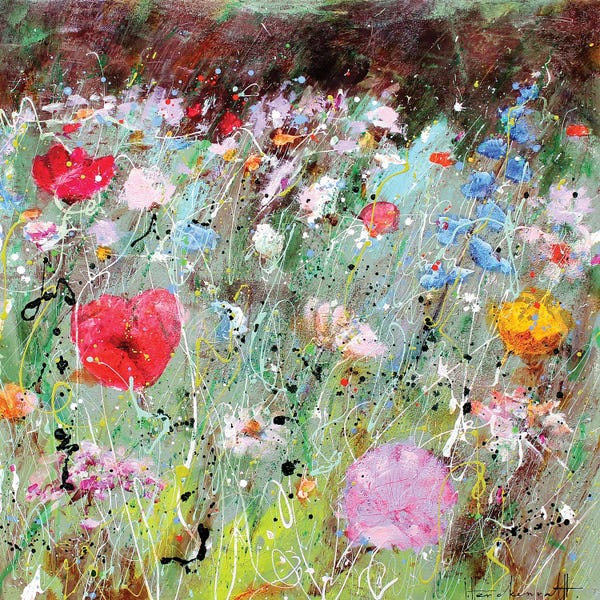 Intuitive Abstracts: Flower Field IV by Studio Paint-Ing
