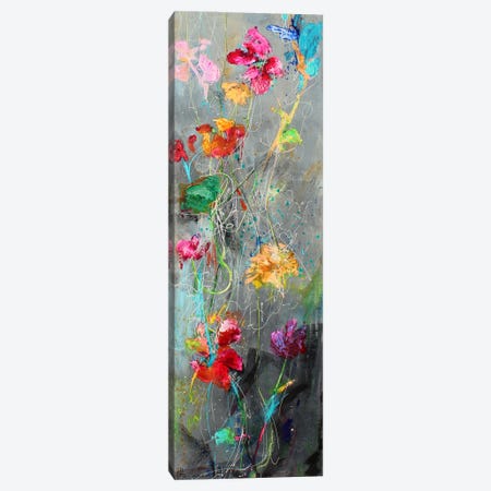 Long Flowers Canvas Print #INH92} by Studio Paint-Ing Canvas Artwork