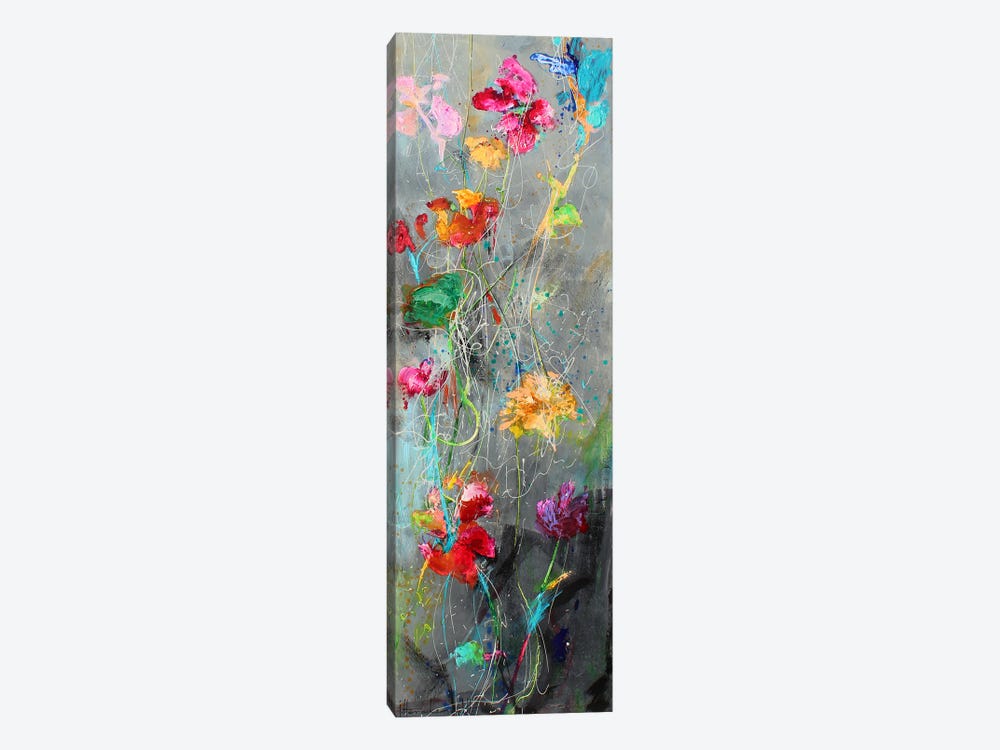 Long Flowers by Studio Paint-Ing 1-piece Canvas Artwork