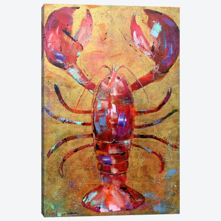 Red Lobster Canvas Print #INH93} by Studio Paint-Ing Canvas Art