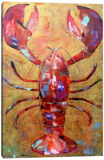 Red Lobster Canvas Art Print - Authentic Eclectic