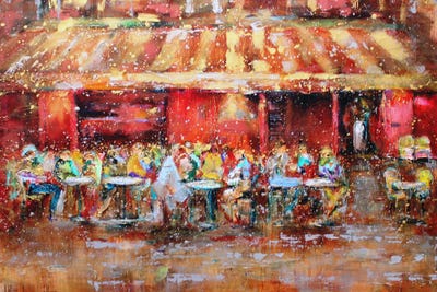 Au Petit Montmartre by Studio Paint-Ing canvas print