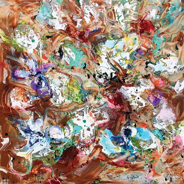 Studio Paint-Ing: Flower Reflection I by Studio Paint-Ing