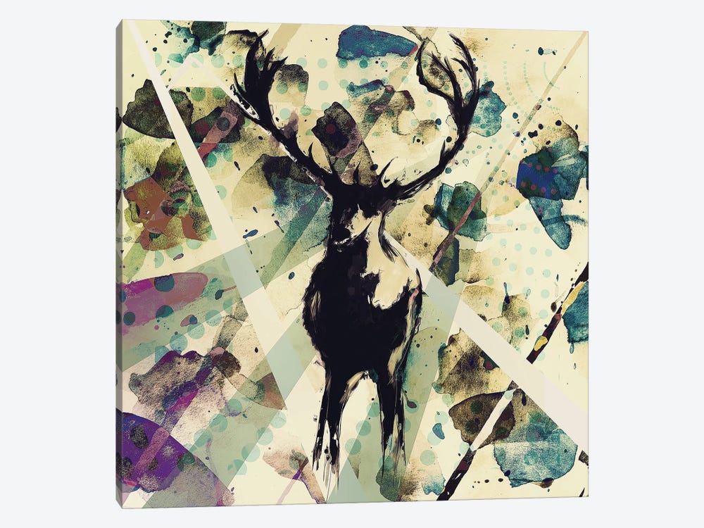 Ohh Deer by inkycubans 1-piece Art Print