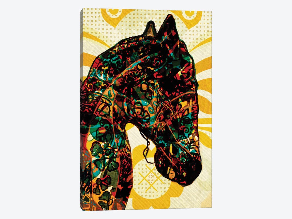 Horse Graffiti by inkycubans 1-piece Canvas Print
