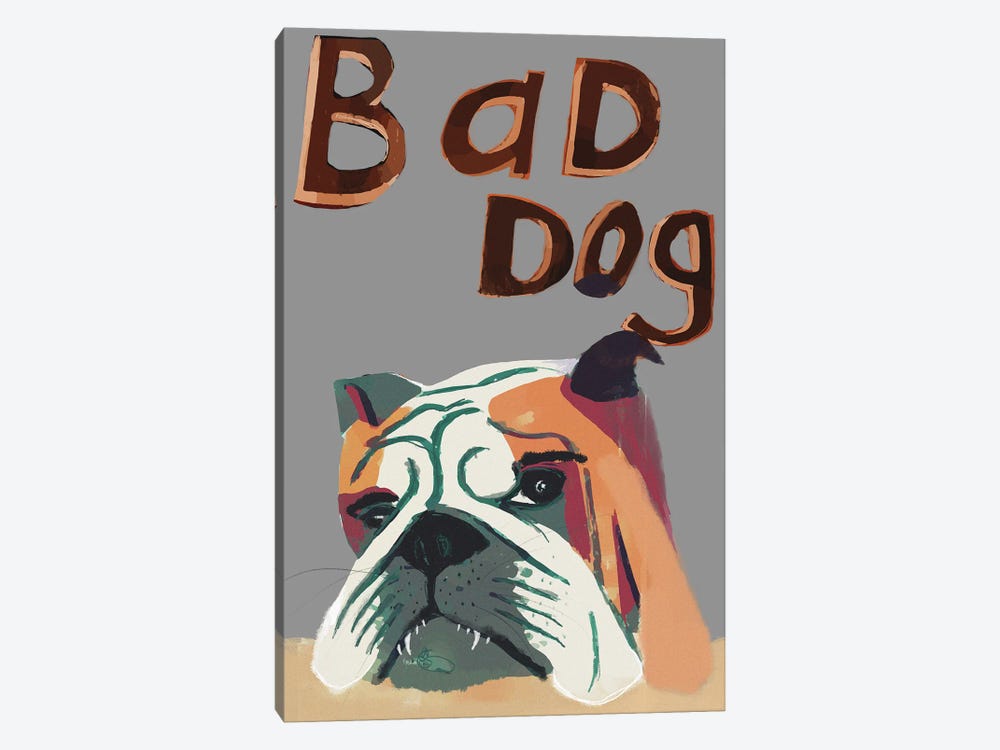 Bad Dog by inkycubans 1-piece Art Print