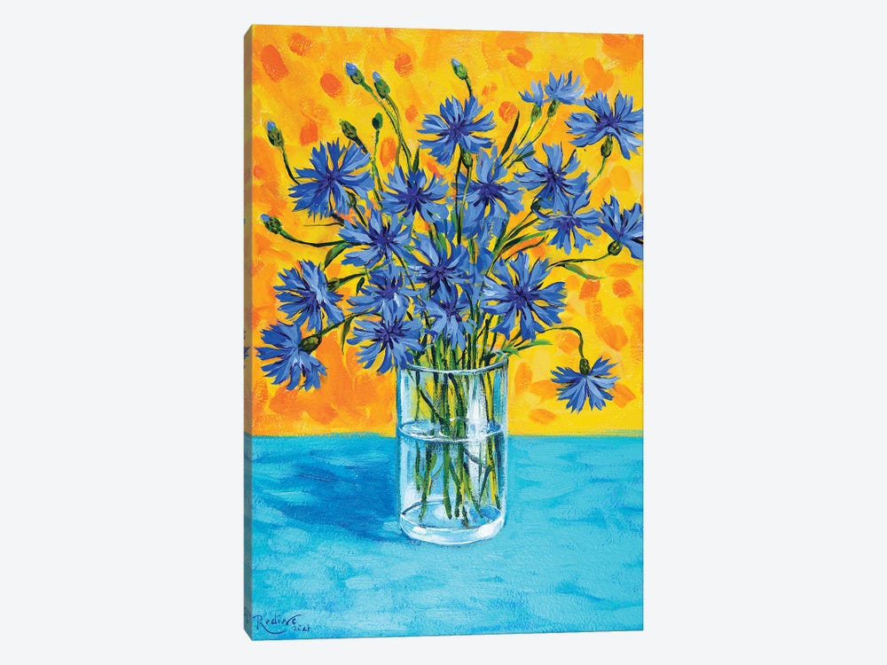 Cornflowers by Irina Redine 1-piece Canvas Artwork