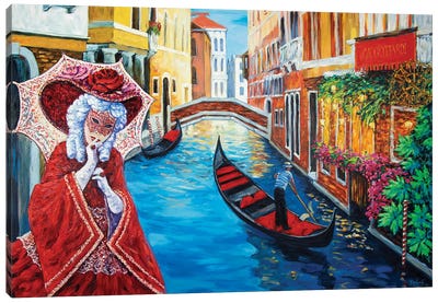 Venice Secrets Canvas Art Print - Irina Redine