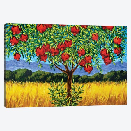 Pomegranate Tree Canvas Print #INR18} by Irina Redine Canvas Artwork