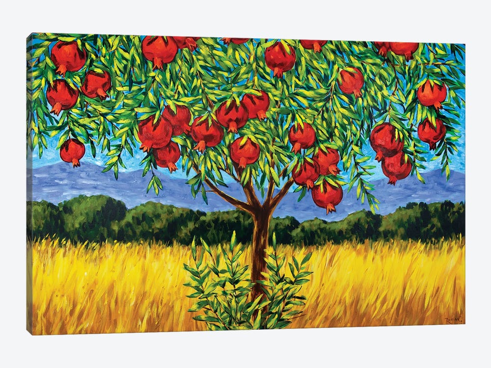 Pomegranate Tree by Irina Redine 1-piece Canvas Art Print