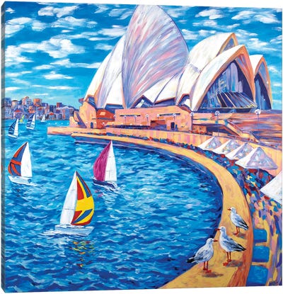 Sydney Opera House Canvas Art Print - Irina Redine