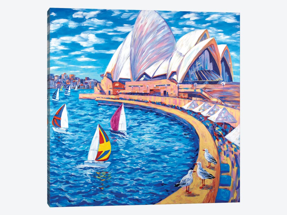 Sydney Opera House by Irina Redine 1-piece Canvas Art Print