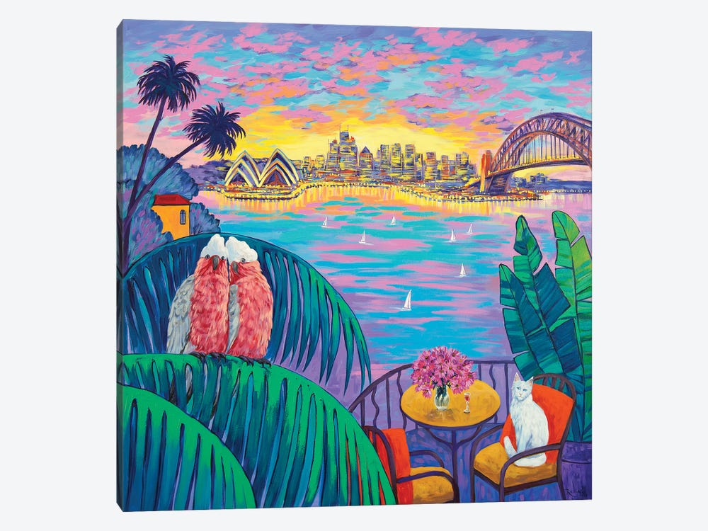 Soulful Evening In Sydney by Irina Redine 1-piece Canvas Art Print