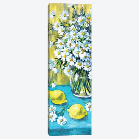 Daisies And Lemons Canvas Print #INR6} by Irina Redine Canvas Print