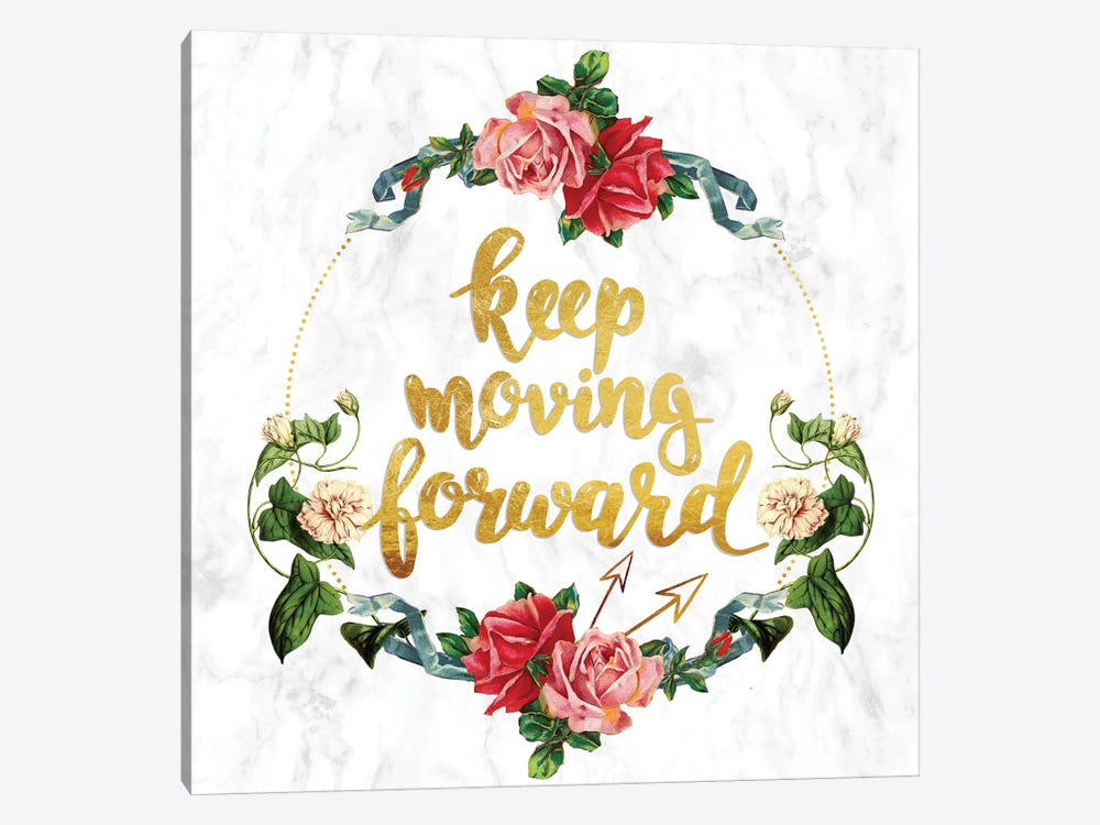 Keep Moving Forward by 5by5collective 1-piece Canvas Art Print