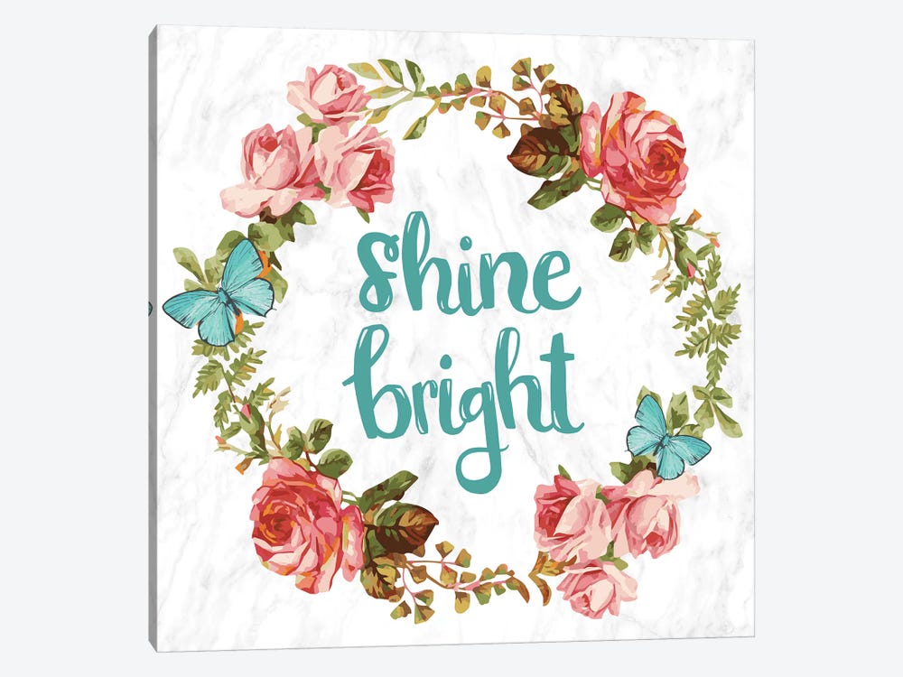 Shine Bright by 5by5collective 1-piece Canvas Print
