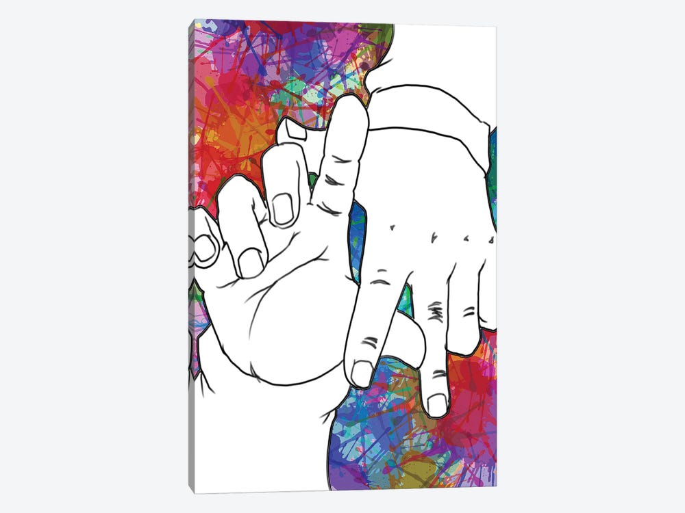 Hands by Ion One STN 1-piece Canvas Wall Art