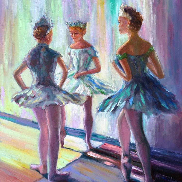 Three Graces by Irene Pomirchy wall art