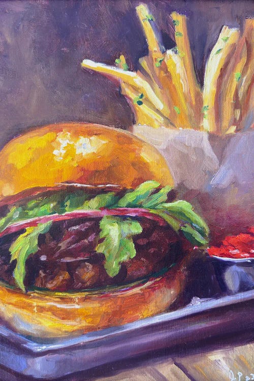 Lunchtime by Irene Pomirchy wall art
