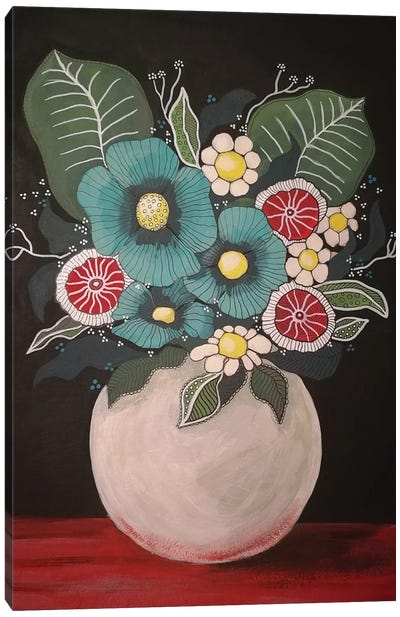 Flowers II Canvas Art Print - Irina Pandeva